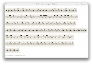 Random Reading Text in 4/4, 16th Notes, Part A2