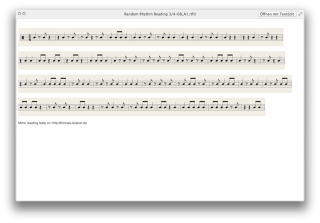 Random Reading Text in 3/4, 8th Notes, Part A1