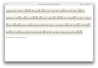 Random Reading Text in 3/4, 8th Notes, Part A2