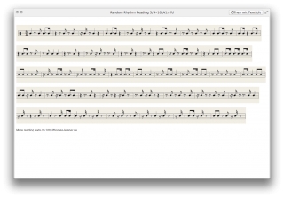 Random Reading Text in 3/4, 16th Notes, Part A1