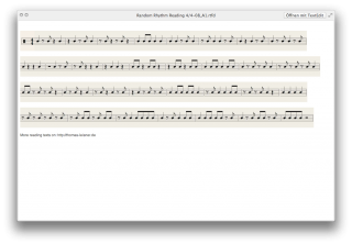 Random Reading Text in 4/4, 8th Notes, Part A1
