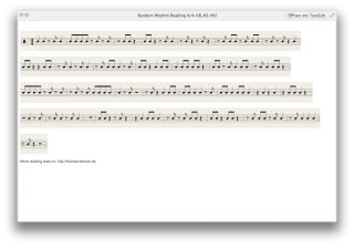 Random Reading Text in 4/4, 8th Notes, Part A2